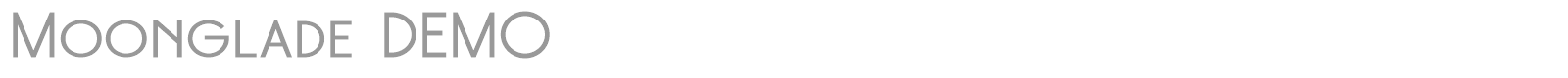 Moonglade font preview
